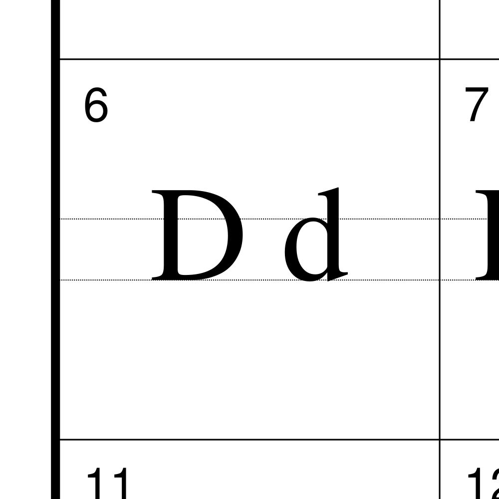 Leskoff Bosnian Alphabet Chart, 23.4 x 33.1 in (59.4 x 84.1 cm, Poster / Wall Chart), image 2 of 2