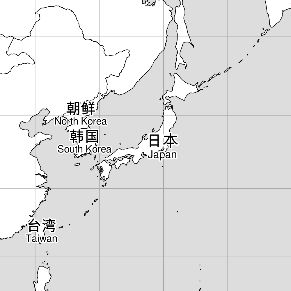 Leskoff Chinese-Language Map of the World image 2 of 2