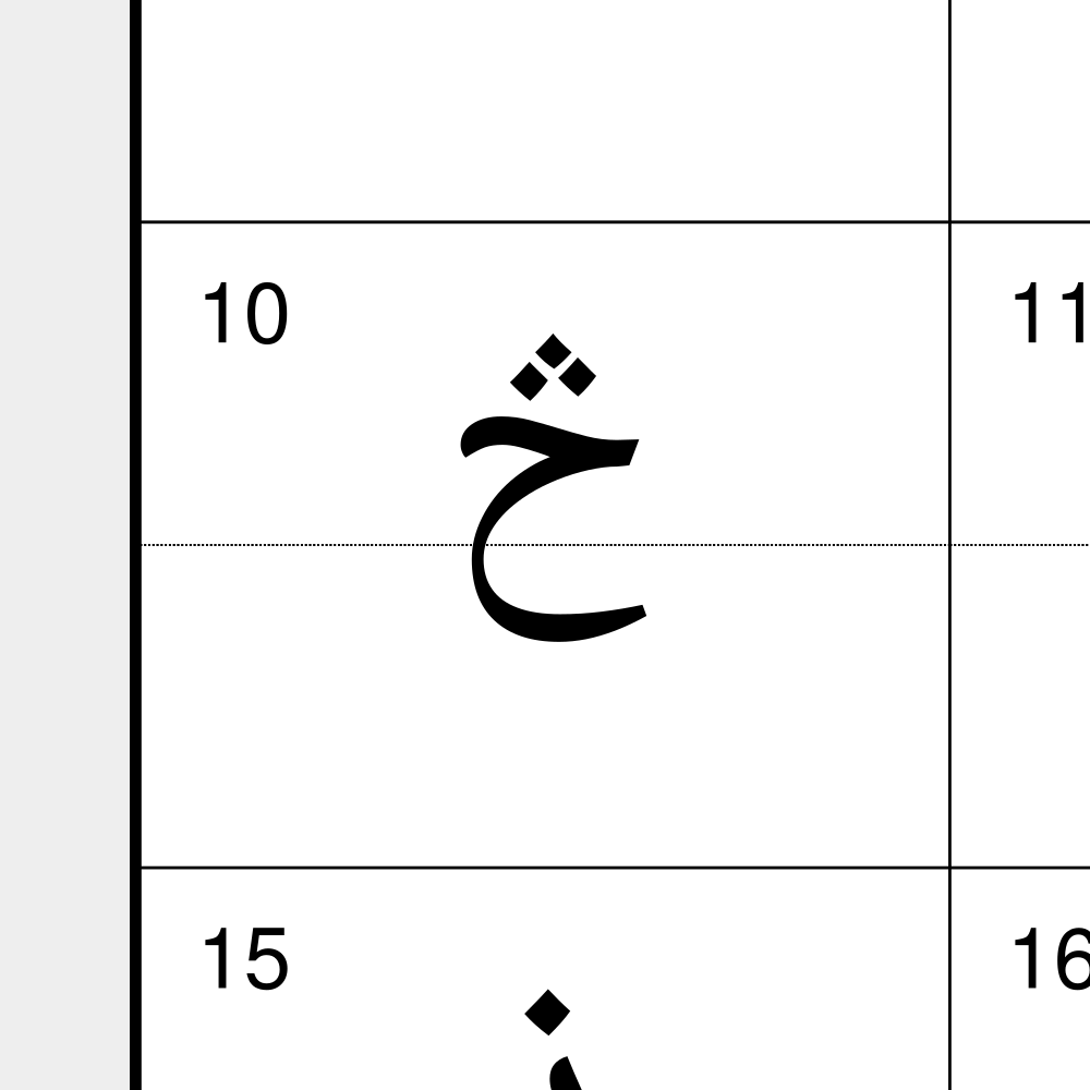 Leskoff Pashto Alphabet image 2 of 2